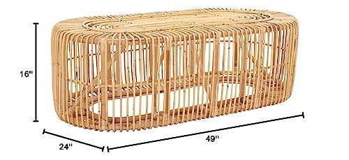 Rattan Oval Coffee Table C563