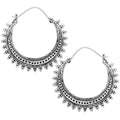 Sterling Silver Hoop Earrings O445071