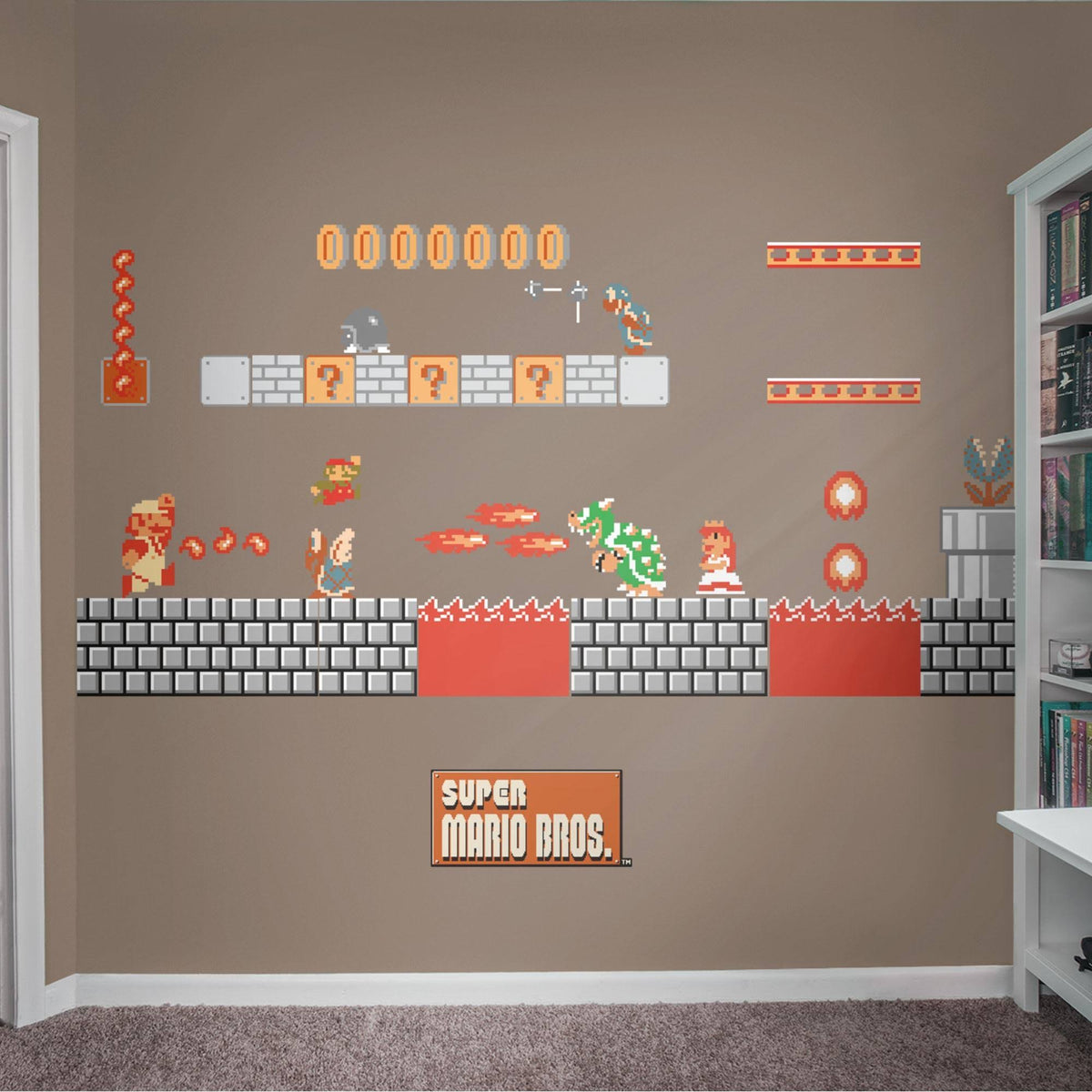 Super Mario Wall Decal Q737