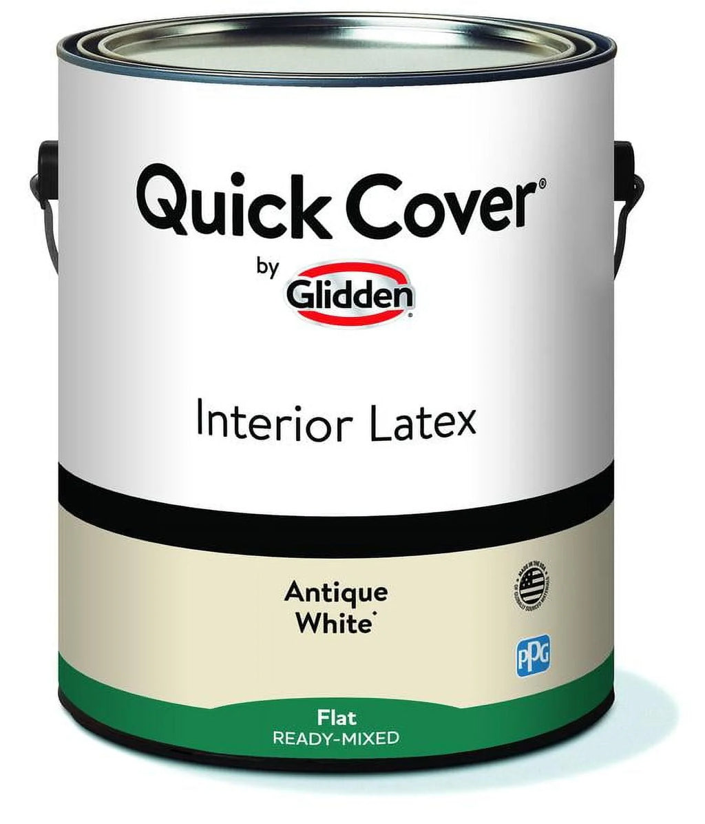 White Flat Interior Latex Paint 1 Gallon S606860