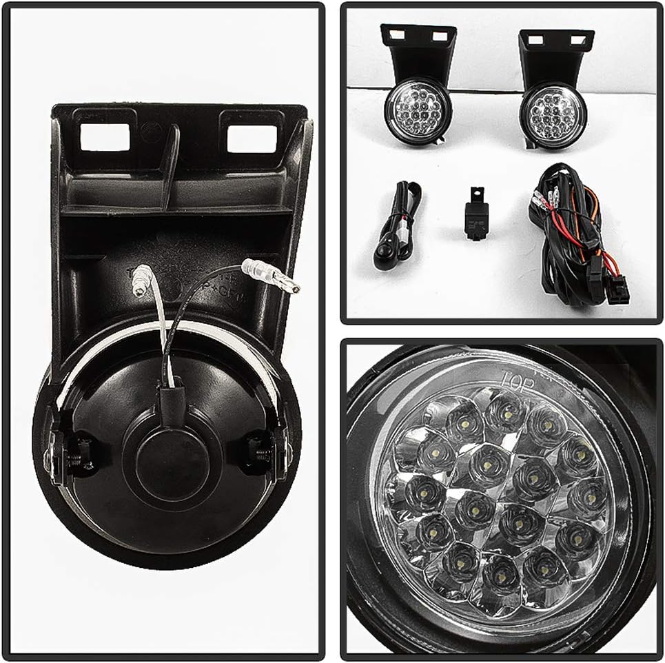 Super White LED Bumper Fog Lights for Dodge Ram 1500 2500 Q354
