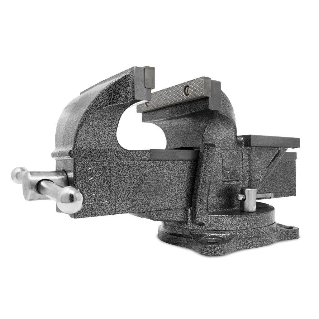 6-Inch Heavy Duty Cast Iron Bench Vise with Swivel Base W294