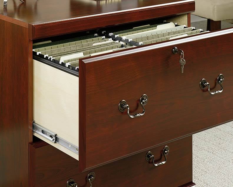 2 Drawer Lateral File in Classic Cherry Finish M680