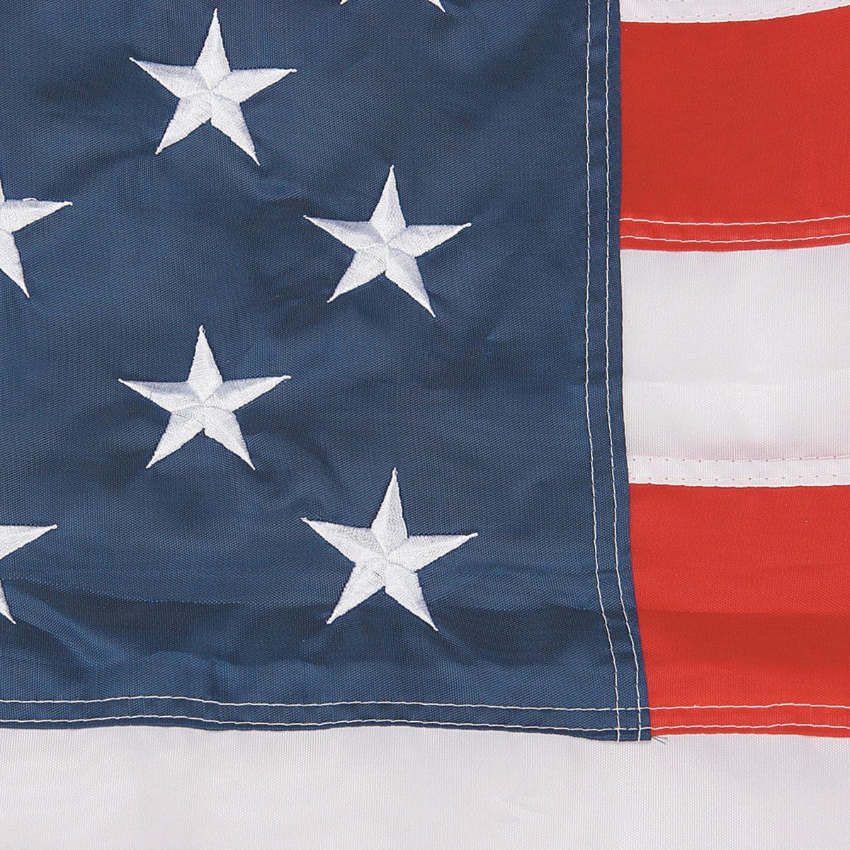 American Flag with Embroidered Stars N786