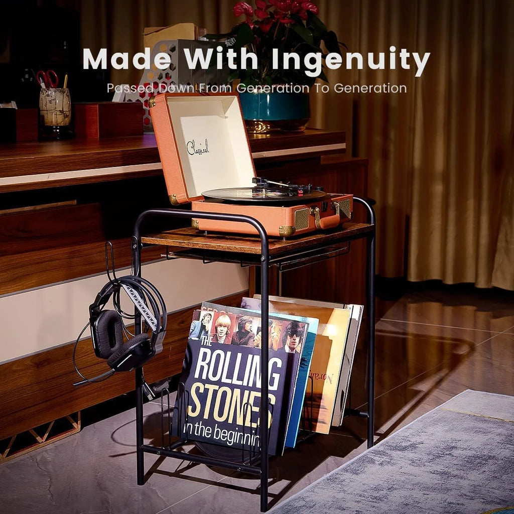 Vinyl Record Storage Cabinet I990