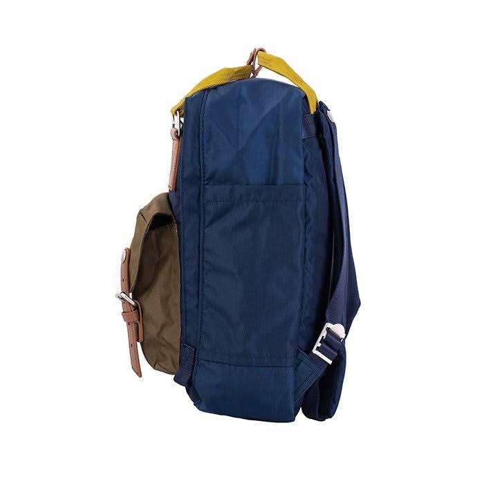 Navy x Khaki Glossy Blocking Series W2944