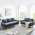 Gray 2-Piece Sofa Loveseat and 3-Seater Couch Z5806