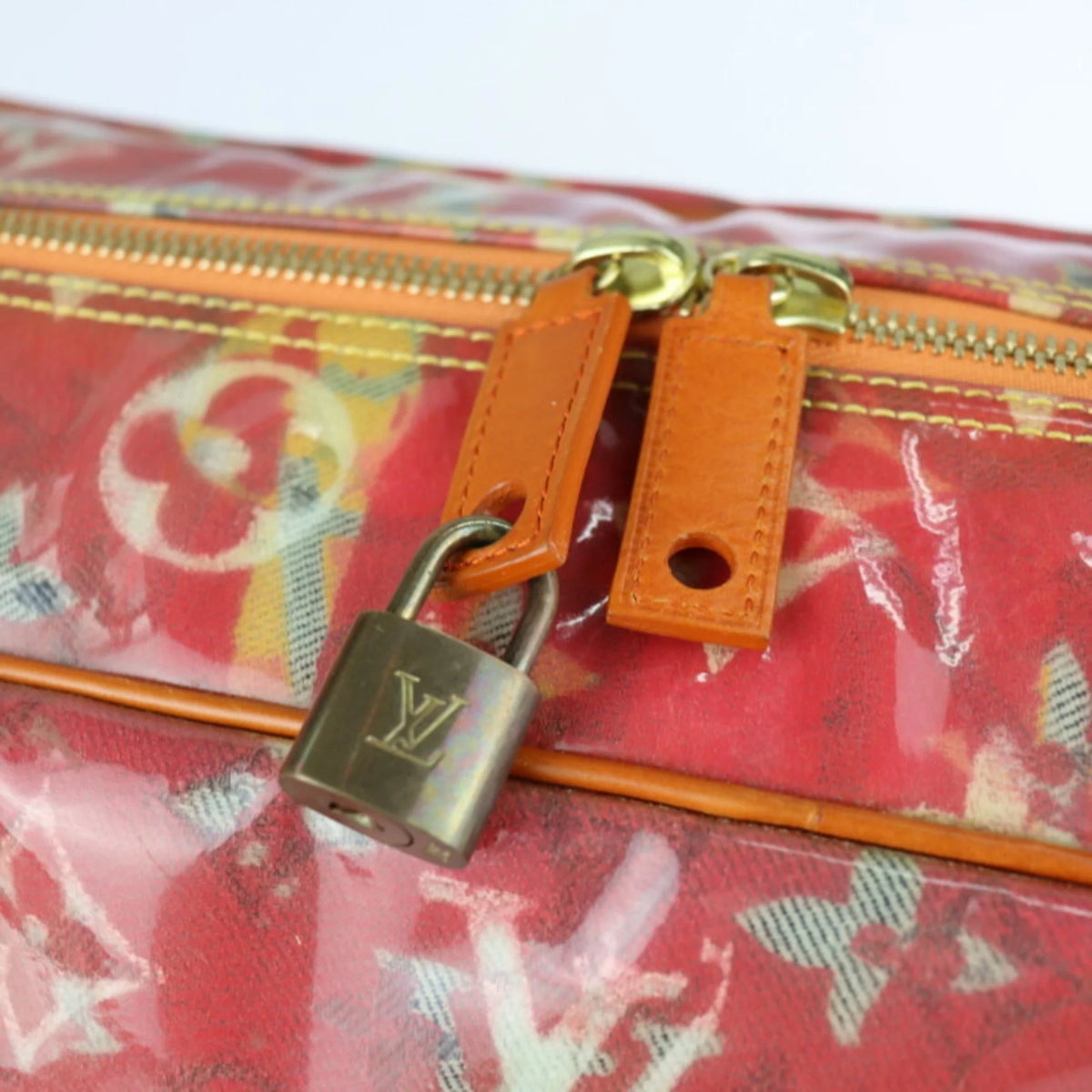 Pre-Owned Coated Canvas Leather Handbag M24239