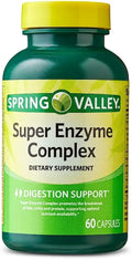Super Enzyme Complex Dietary Supplement 60 Capsules J596