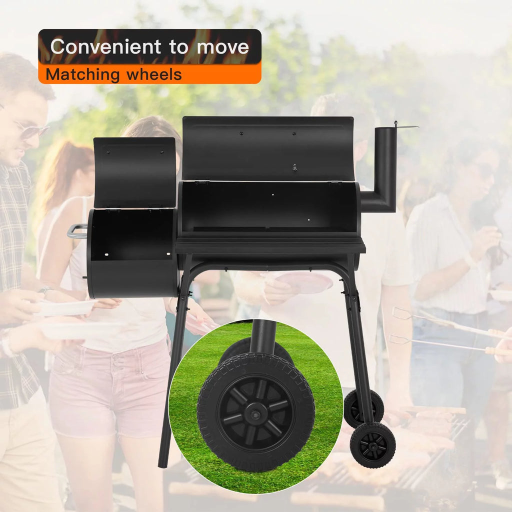 Charcoal Grills Outdoor BBQ Grill Portable Grill Offset Smoker R5718