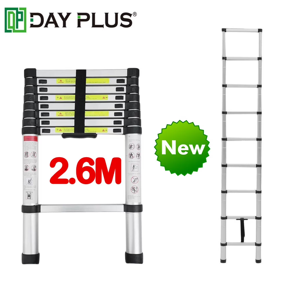 Telescoping Aluminum Extension Ladder 8.5FT K347637