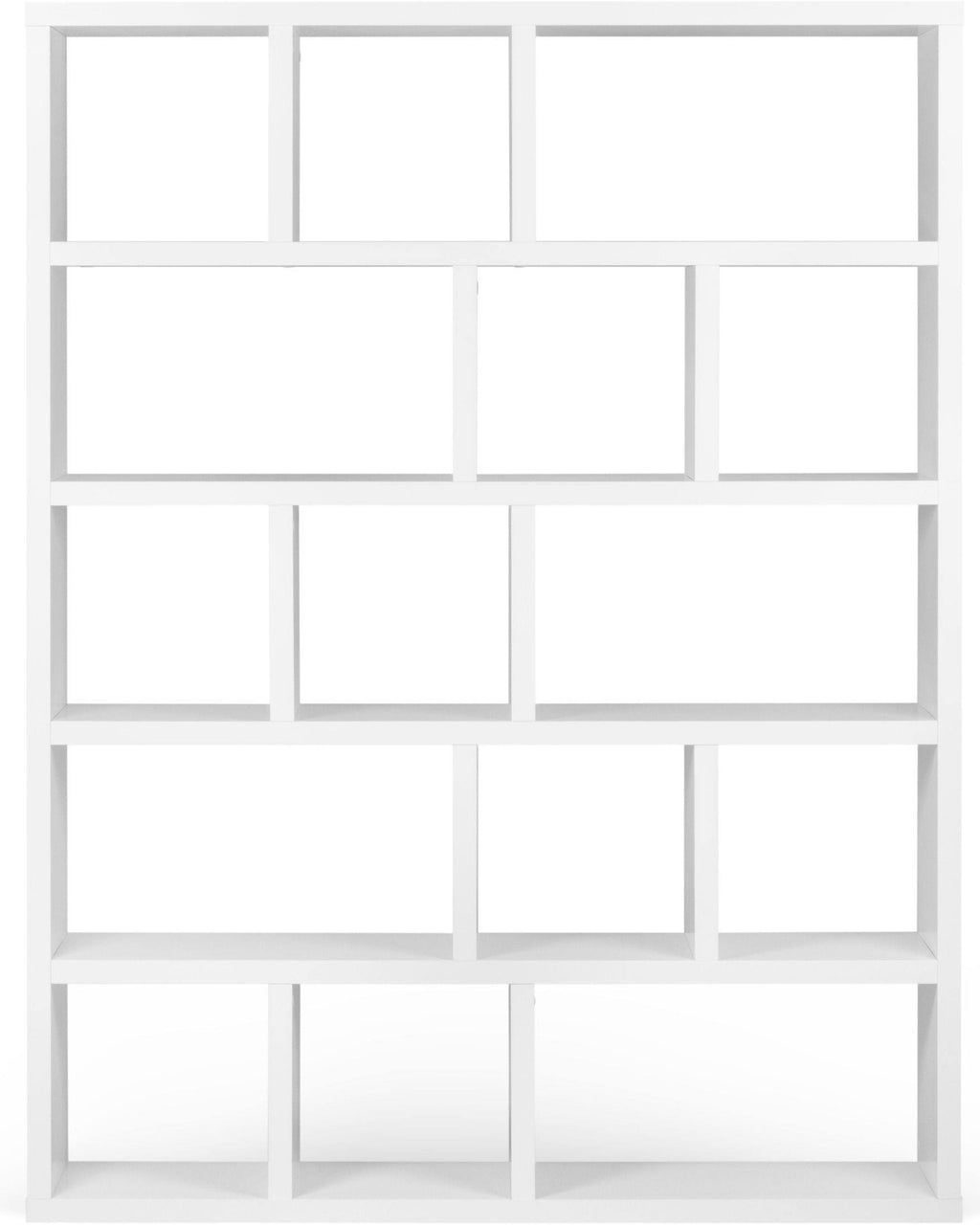 5 Levels Bookcase 150 cm Pure White Z9957