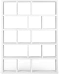 5 Levels Bookcase 150 cm Pure White Z9957
