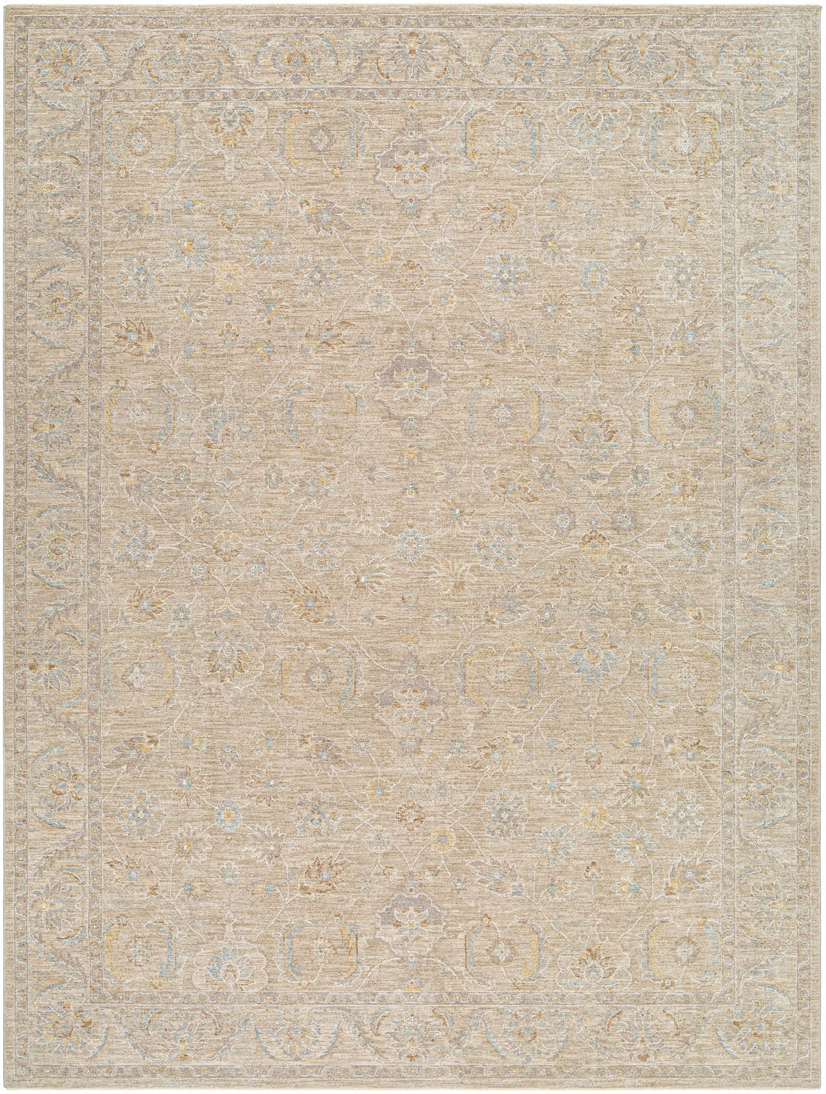 Brown Gray 10' x 14' Area Rug X452