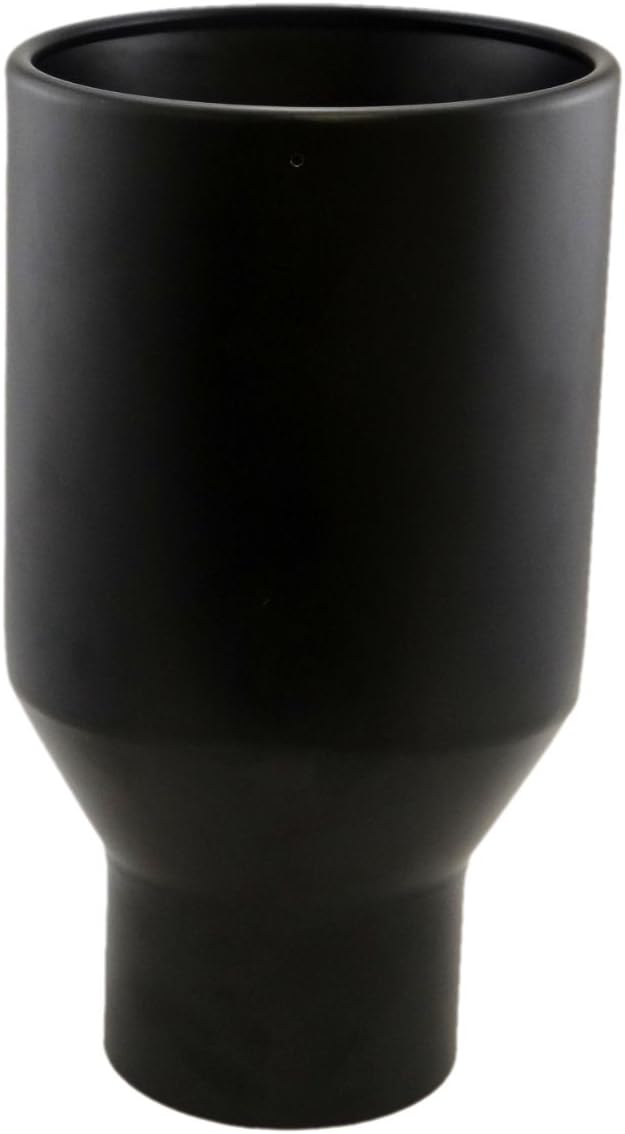 Black Stainless Steel Slant Cut Exhaust Tip Pack of 2 S318