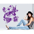 Light Pink Floral Wall Decal W6249
