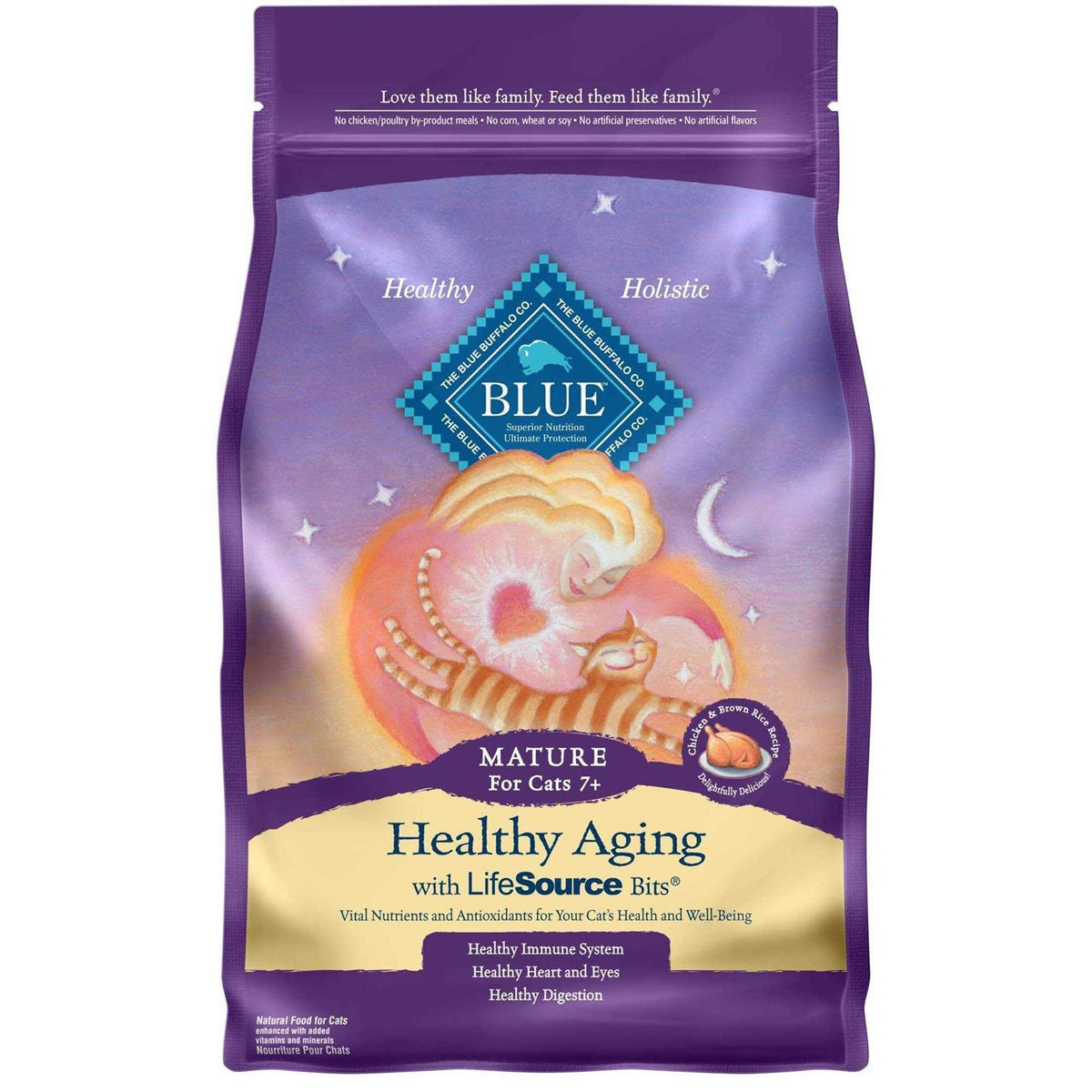 Chicken Adult 7+ Dry Cat Food V395732