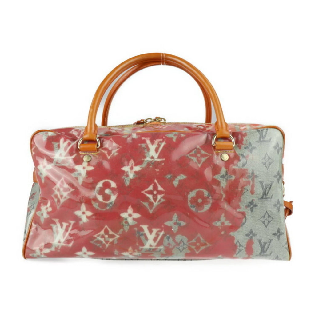 Pre-Owned Coated Canvas Leather Handbag M24239