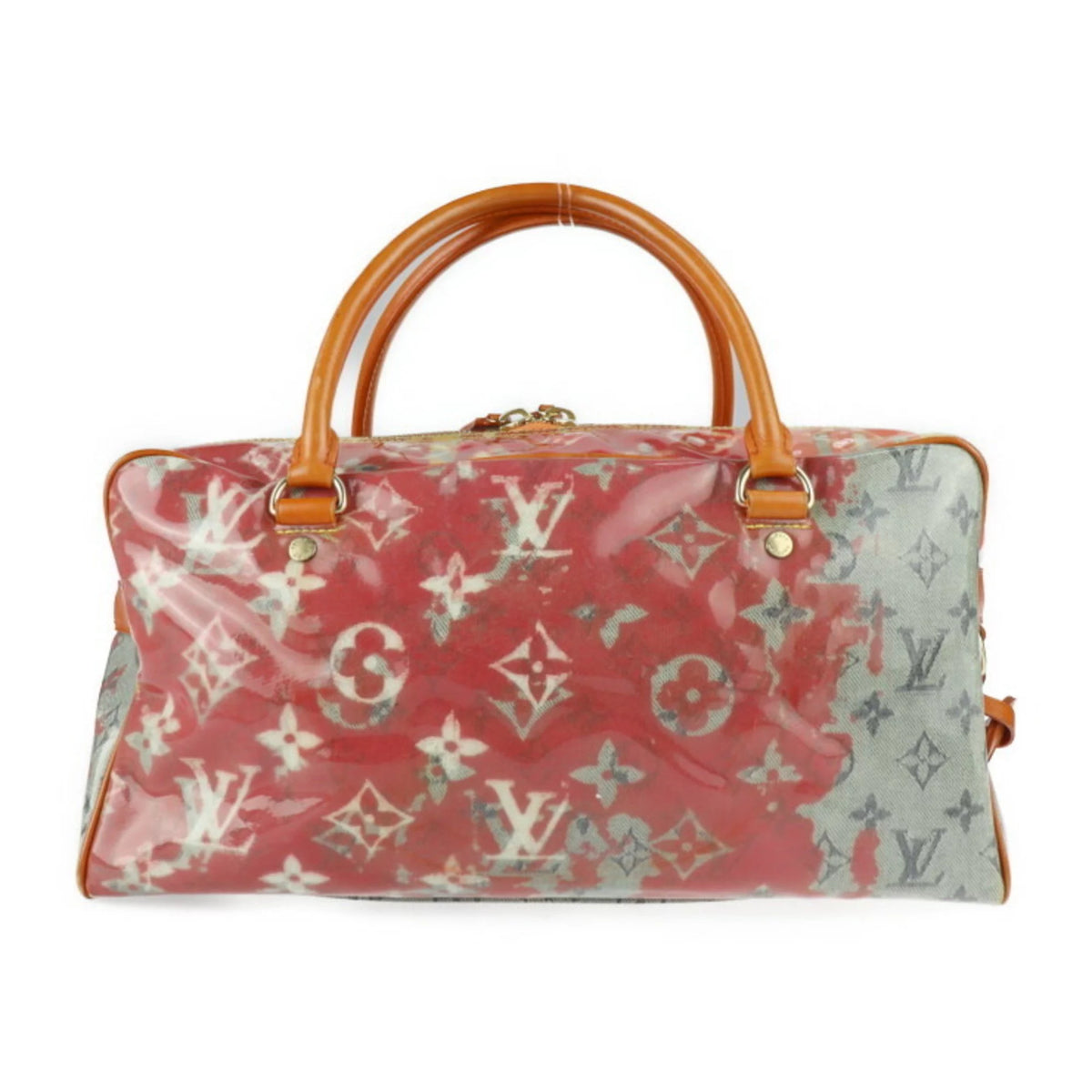 Pre-Owned Coated Canvas Leather Handbag M24239