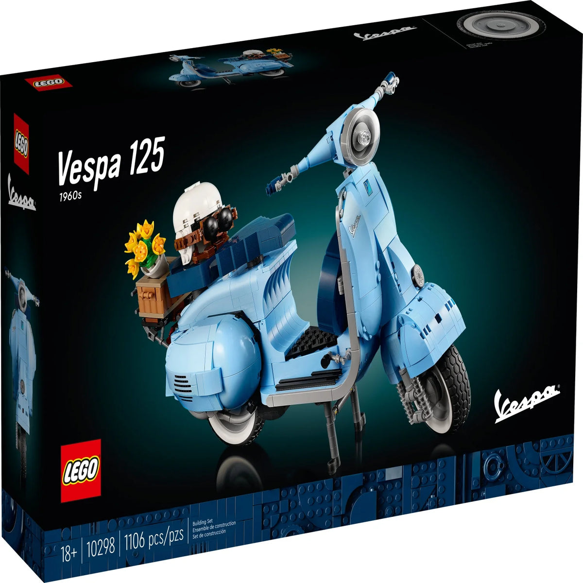 Vespa 125 Scooter Model Building Kit A3644
