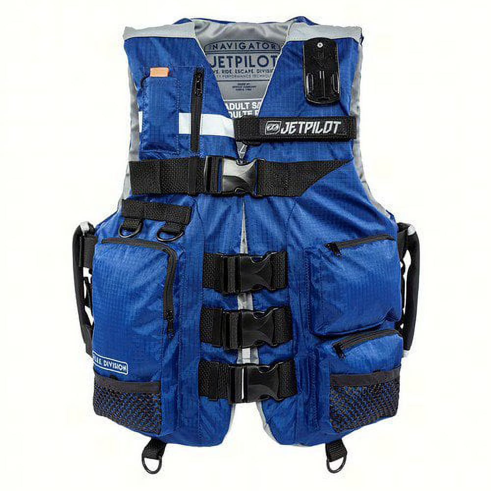 Navy Gray Nylon Lifejacket Lifevest P5825