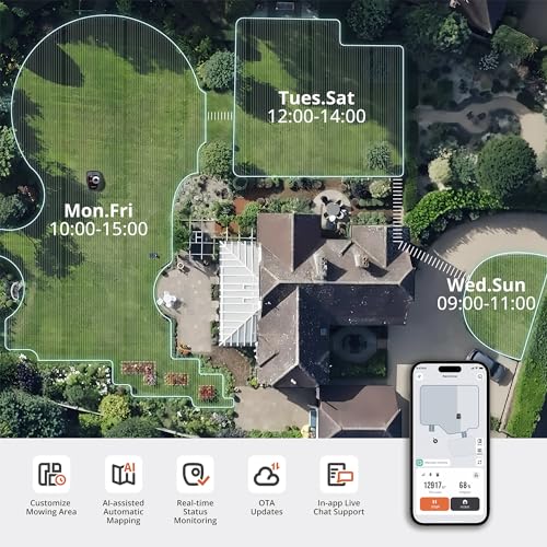 Robot Lawn Mower RTK+Vision Robotic Lawnmower F82460