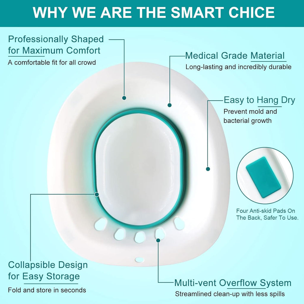 Foldable Sitz Bath for Toilet K844