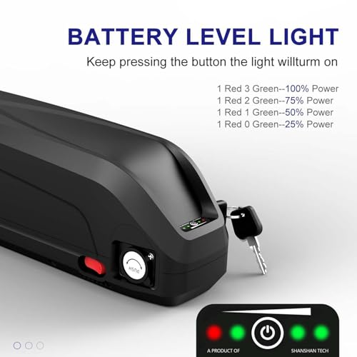 48V 36V Lithium ion Rechargeable Battery with Charger and USB Port C959756