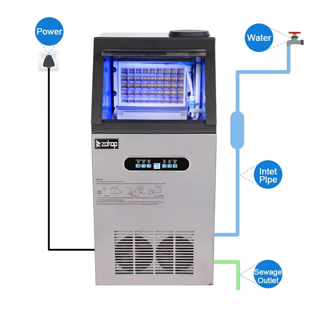 Commercial Stainless Steel Ice Maker E86911