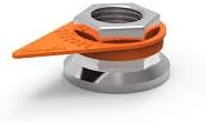 Orange 33mm Wheel Nut Indicator, QTY 100 T819