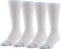 Diabetic Crew Socks with Non-Binding Top and Cushion Sole 4 Pairs C24446