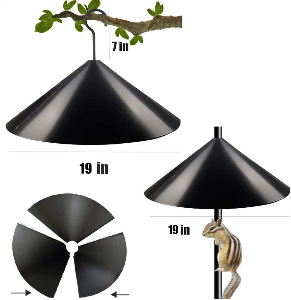 19 Inch Squirrel Proof Baffle for Bird Feeder Pole K4369