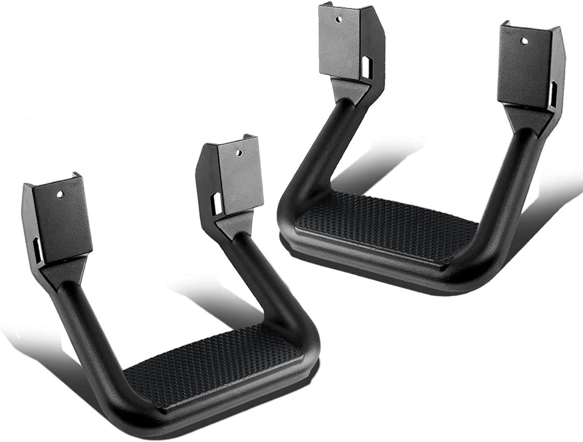 Black Aluminum Side Step for Truck SUV, 2 Piece N8353