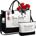 Canvas Tote Bag & Makeup Bag Gift Set Q9667