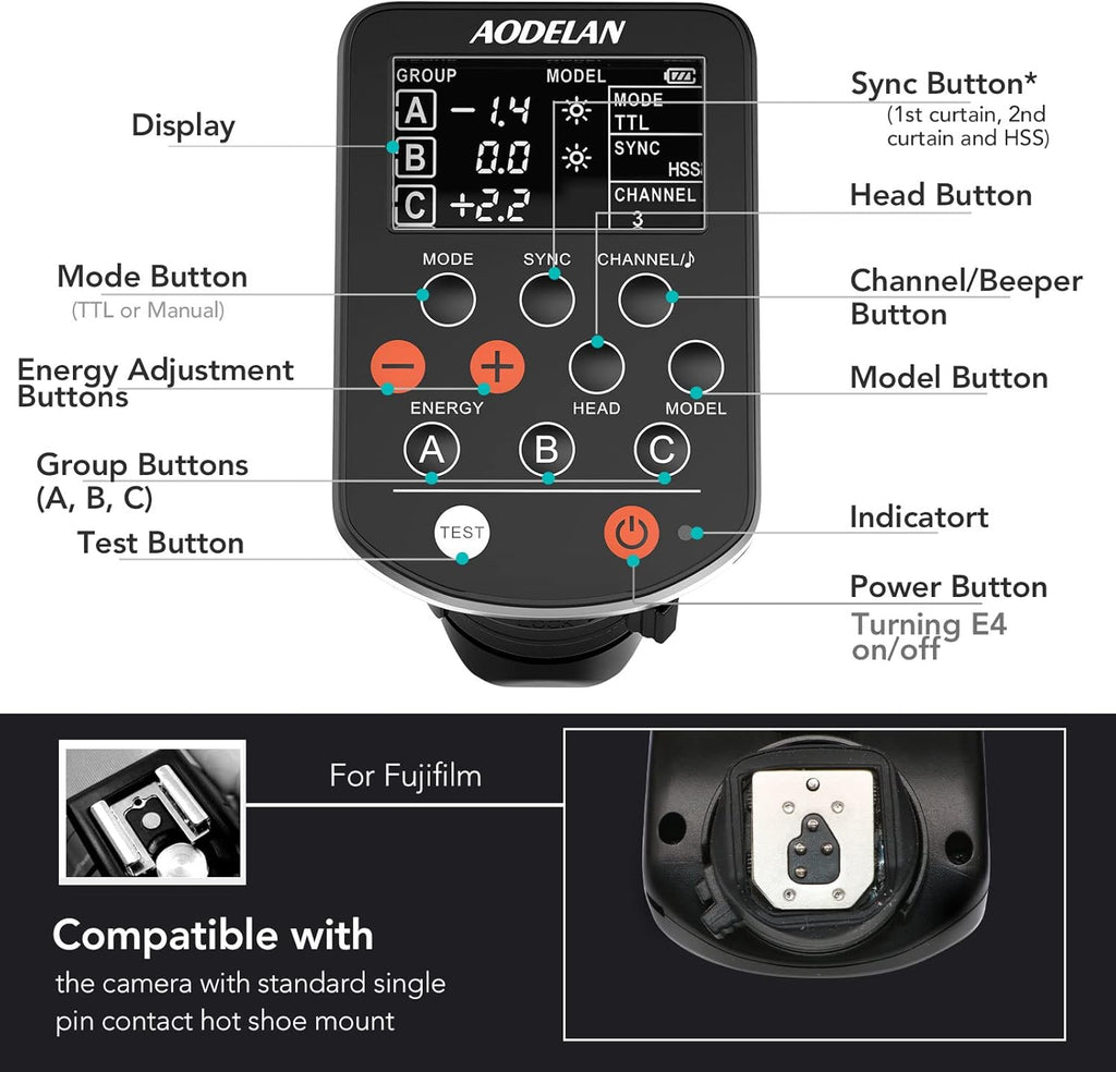 TTL Flash Trigger for Fujifilm Cameras W685019