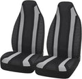 Gray Flax Low Back Car Seat Covers F80672