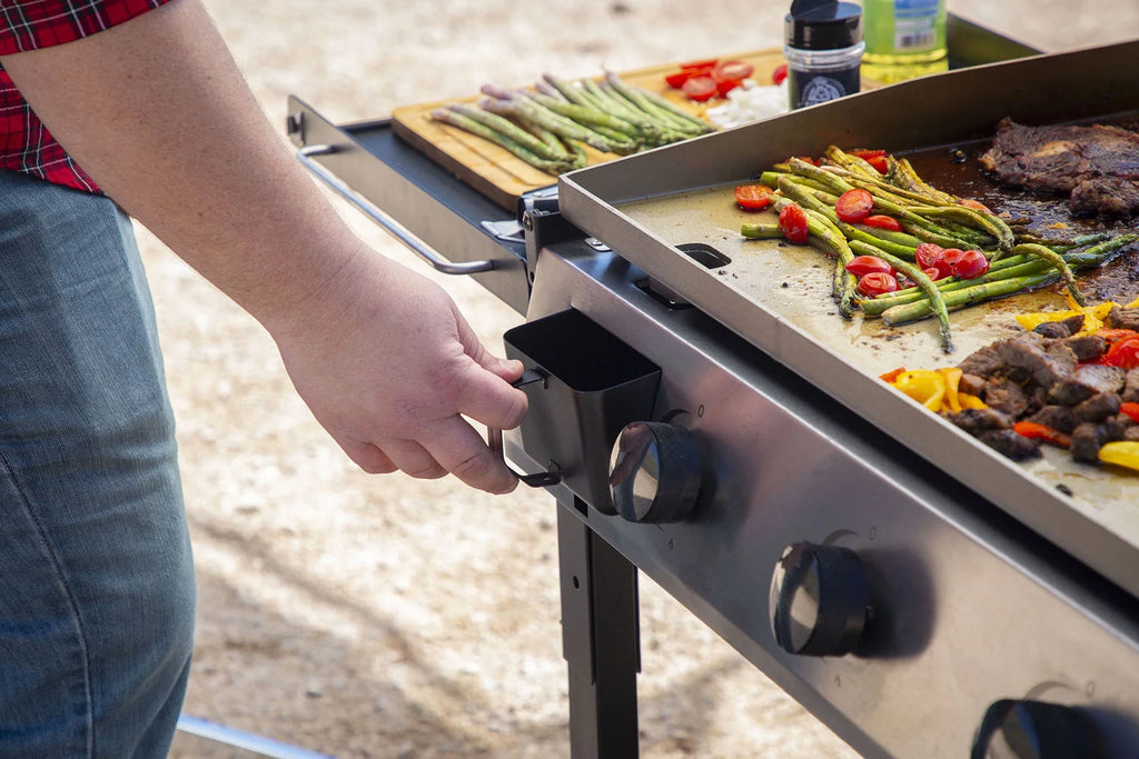 4 Burner Portable Griddle with Foldable Side Shelf M235906