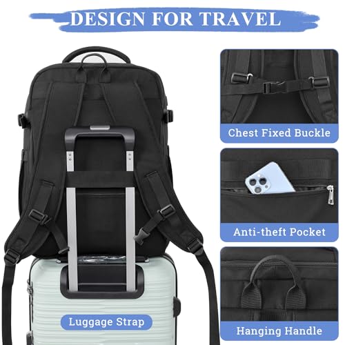 Beige 40L Waterproof Travel Backpack F994