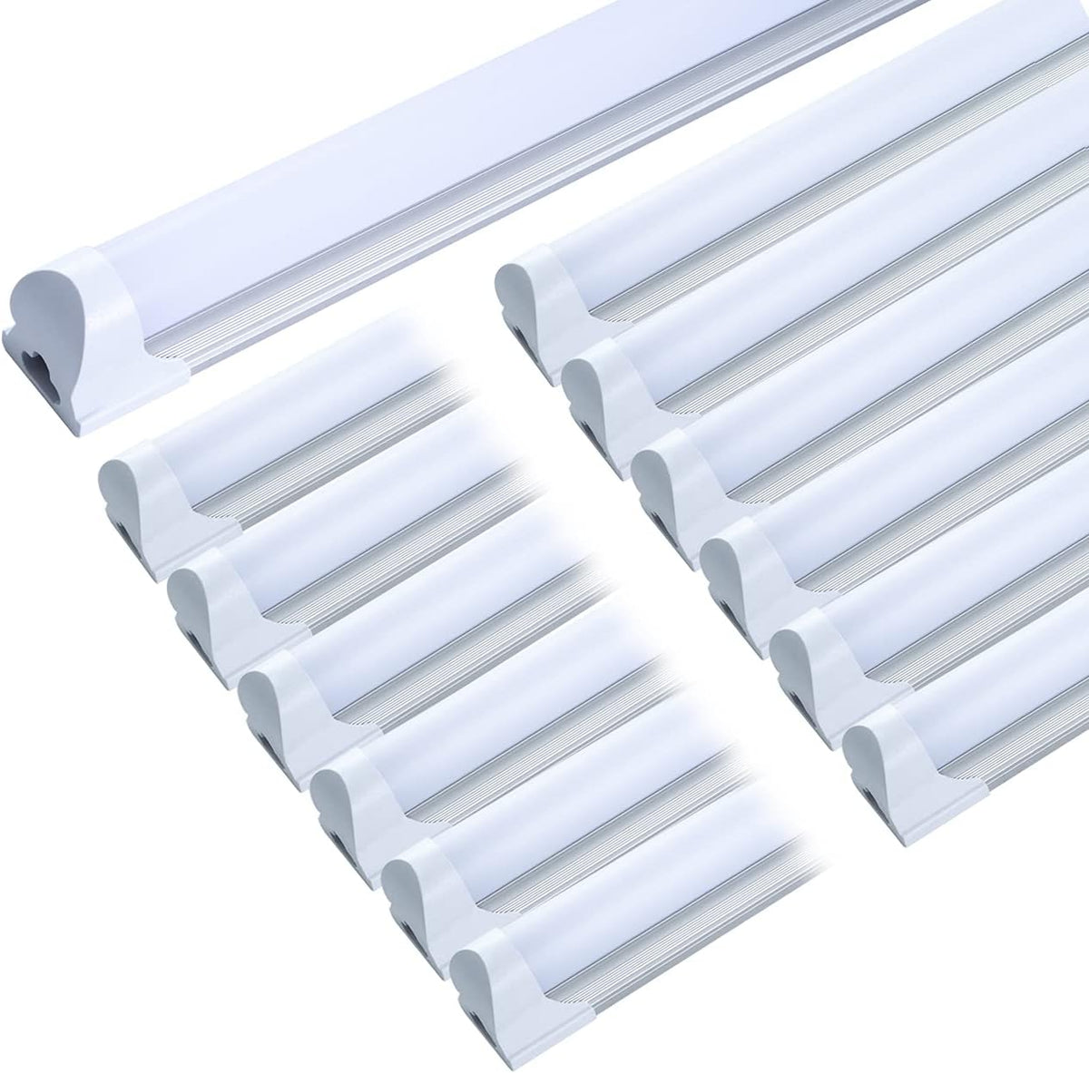 12 Pack 4FT 24W 6500K LED Shop Light Fixture U5352