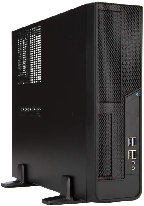 Black mATX Desktop Case with 300W PSU U976