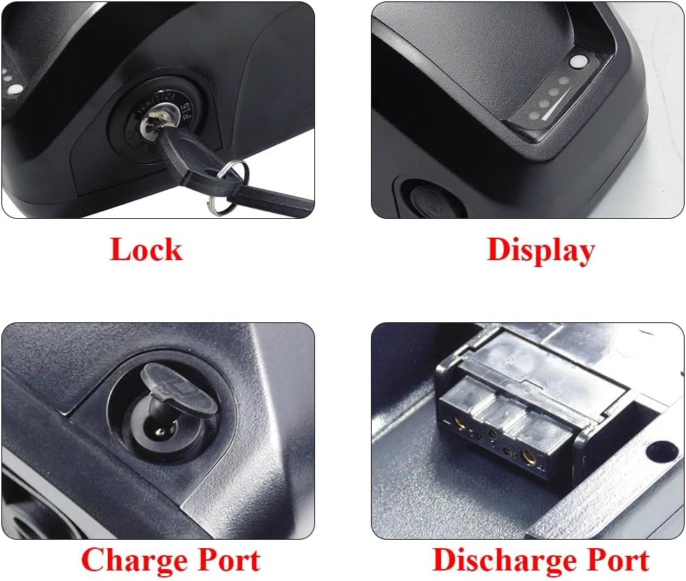 48V 14Ah Ebike Battery Replacement Lithium Ion Batteries A3388