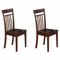 Slat Back Wood Dining Chair Set of 2 V530964