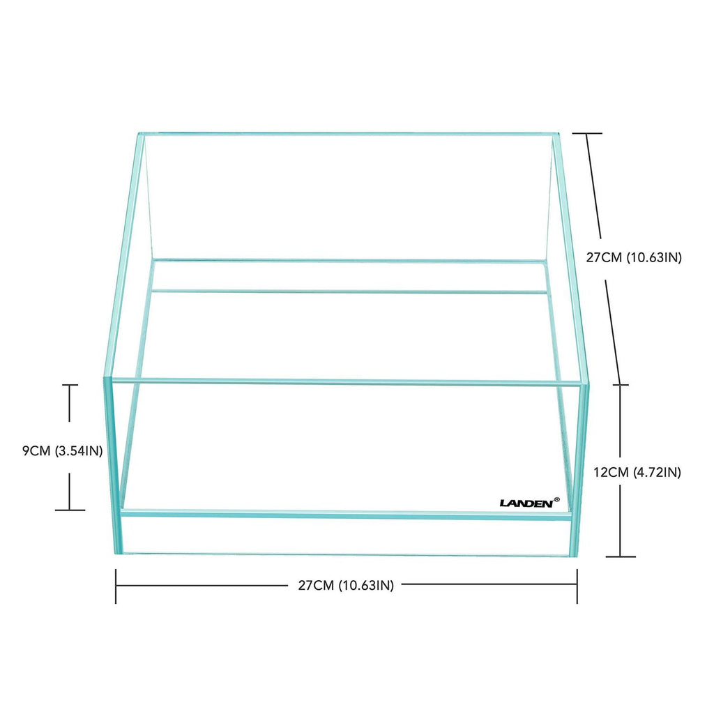 Glass Rimless Low Iron Aquarium Tank 1.6 Gallon O18570