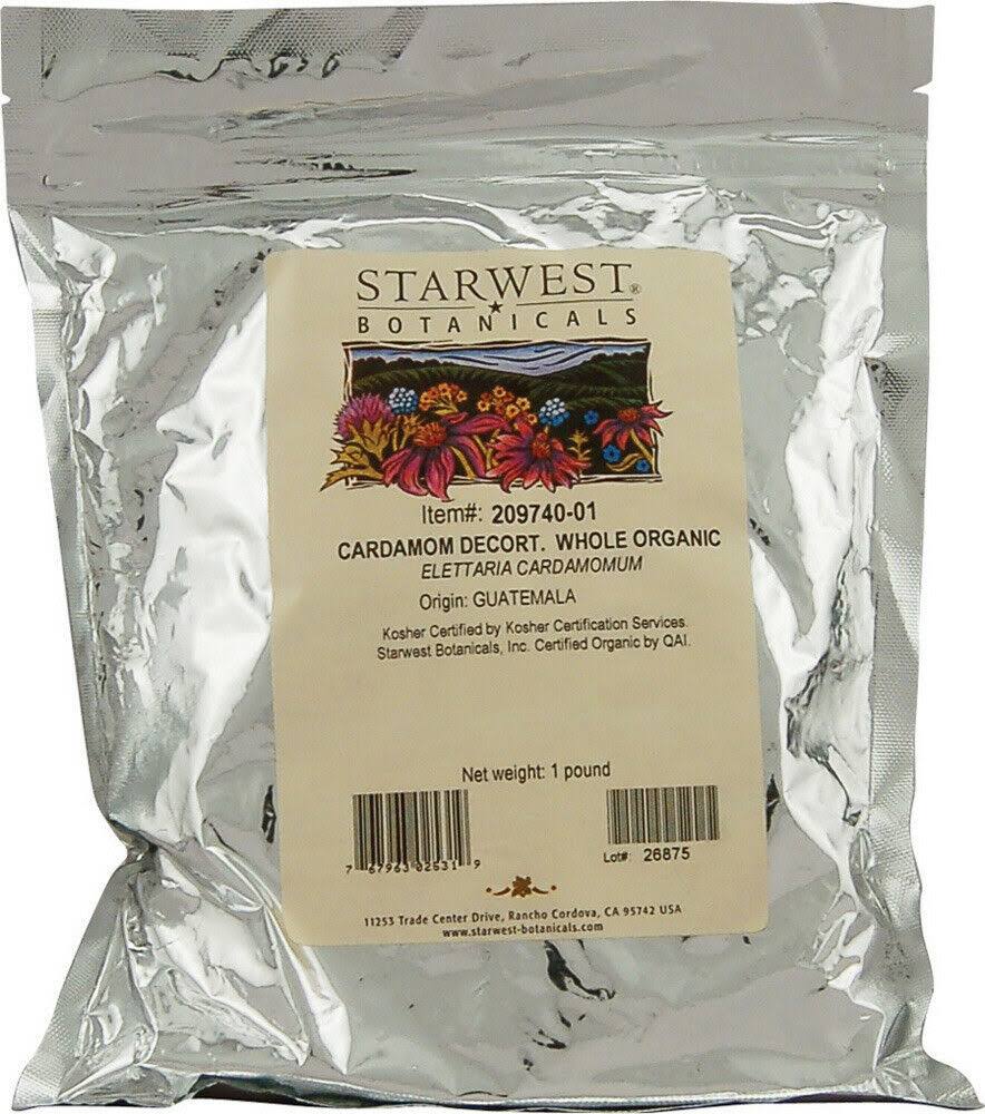 Organic Cardamom Decorticated 1 lb U672