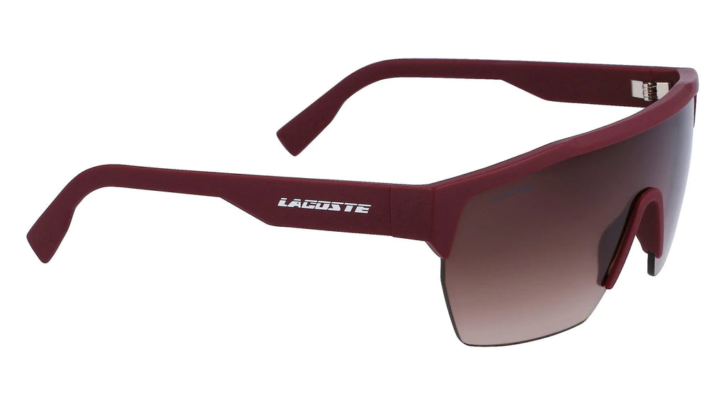 Matte Dark Red Rectangular Sunglasses C28417
