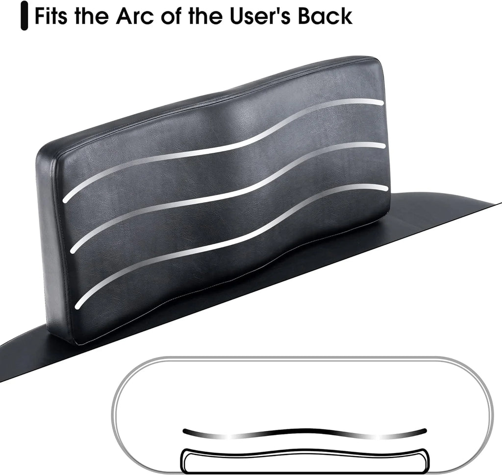 Black Leather Upholstered Bench with Backrest X2344