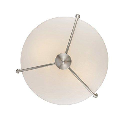 Satin Nickel 3 Light Semi-Flush N699249