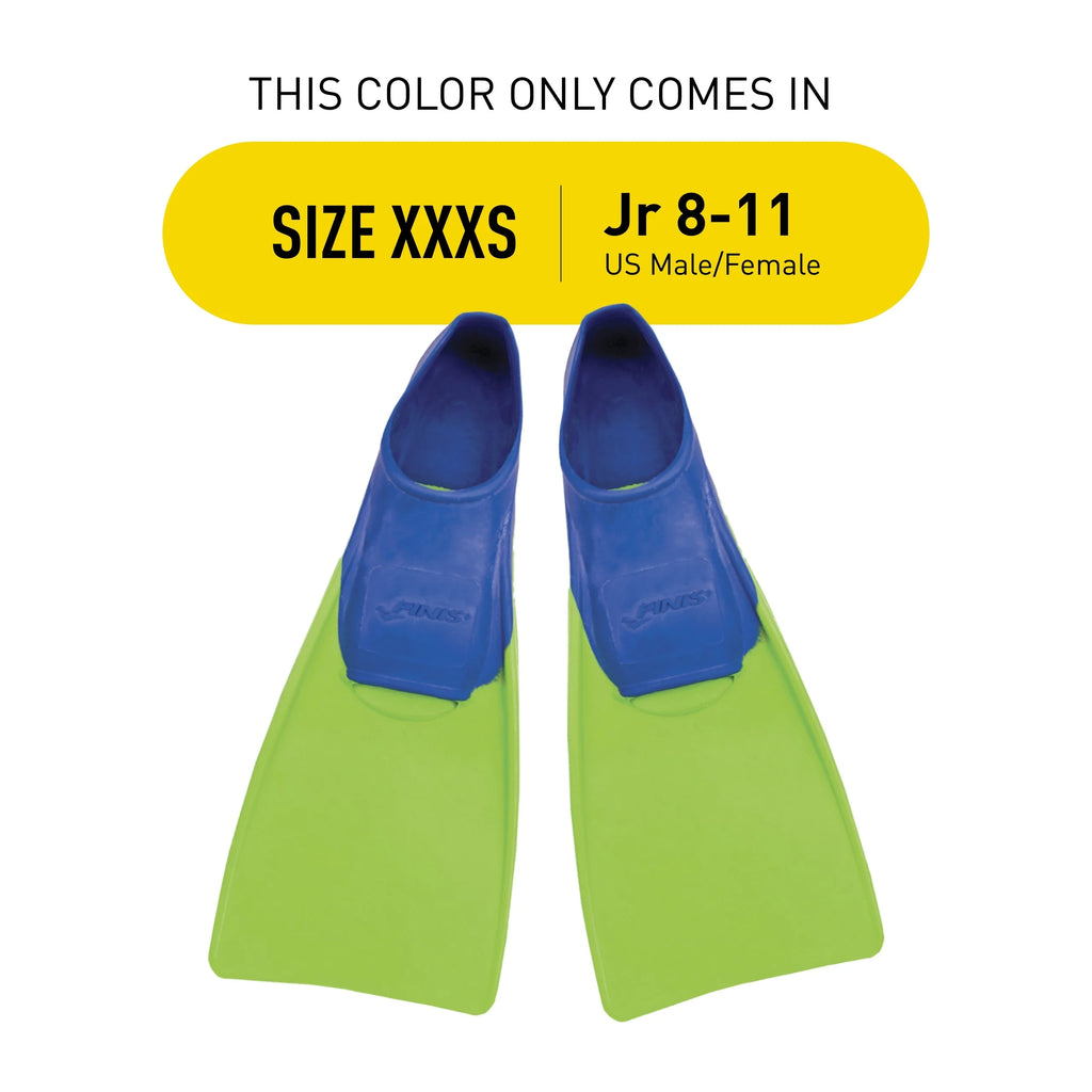 Blue/Lime Green Swimming Fins X681