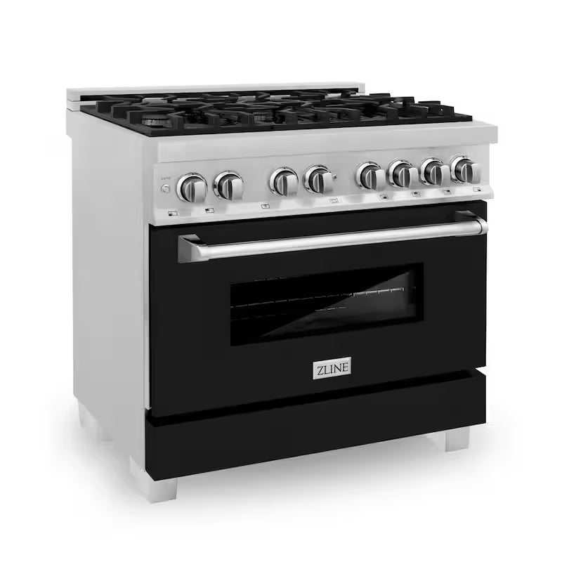 6 Burner Dual Fuel Range with Stainless Steel L589