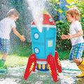 Inflatable Rocket Ship Water Sprinkler Toy Attach to Hose Y894